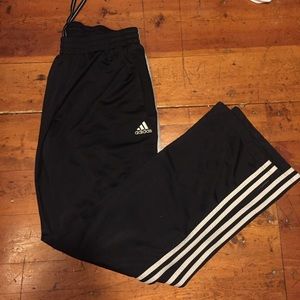 Adidas straight leg track pants